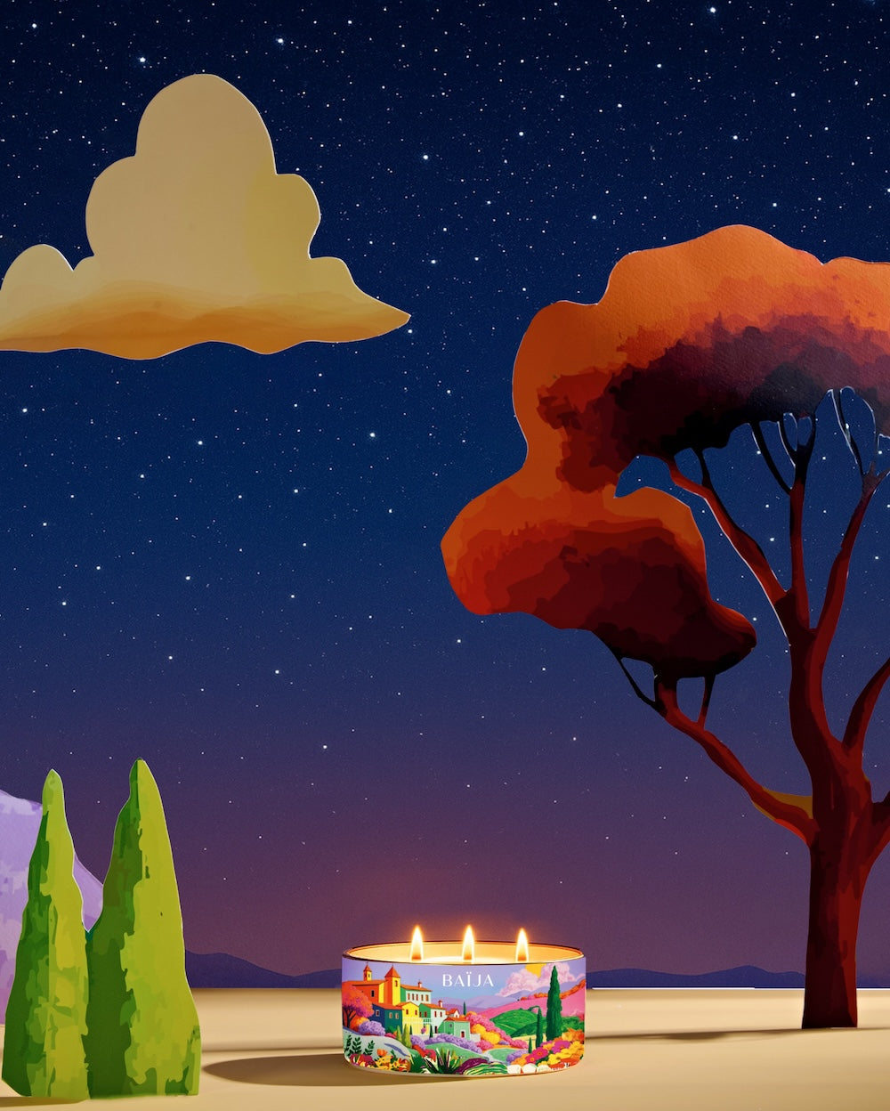 Grande Bougie Jardin Pallanca 300gr - BAÏJA