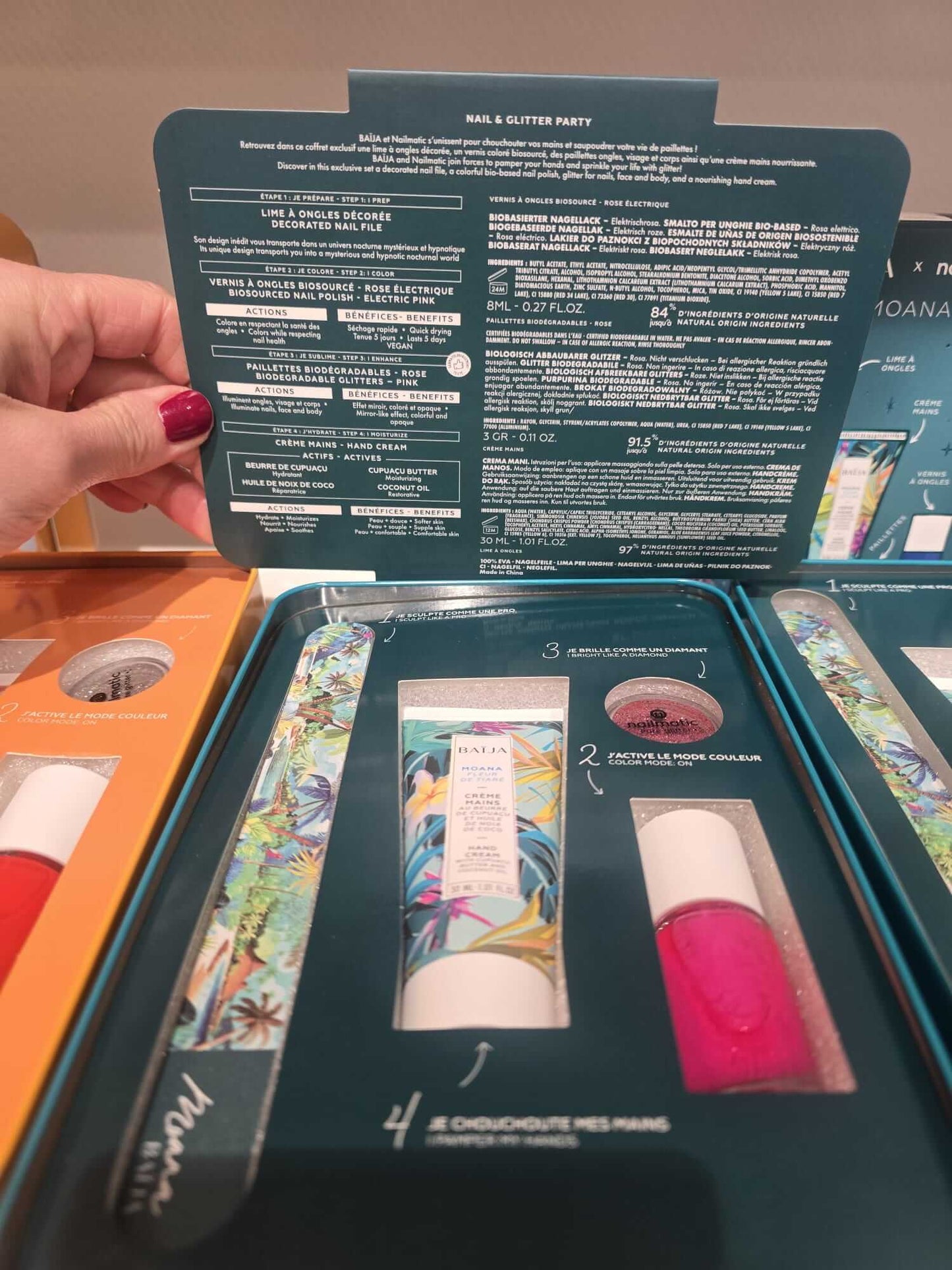Coffret Moana vernis Rose - BAÏJA x NAILMATIC