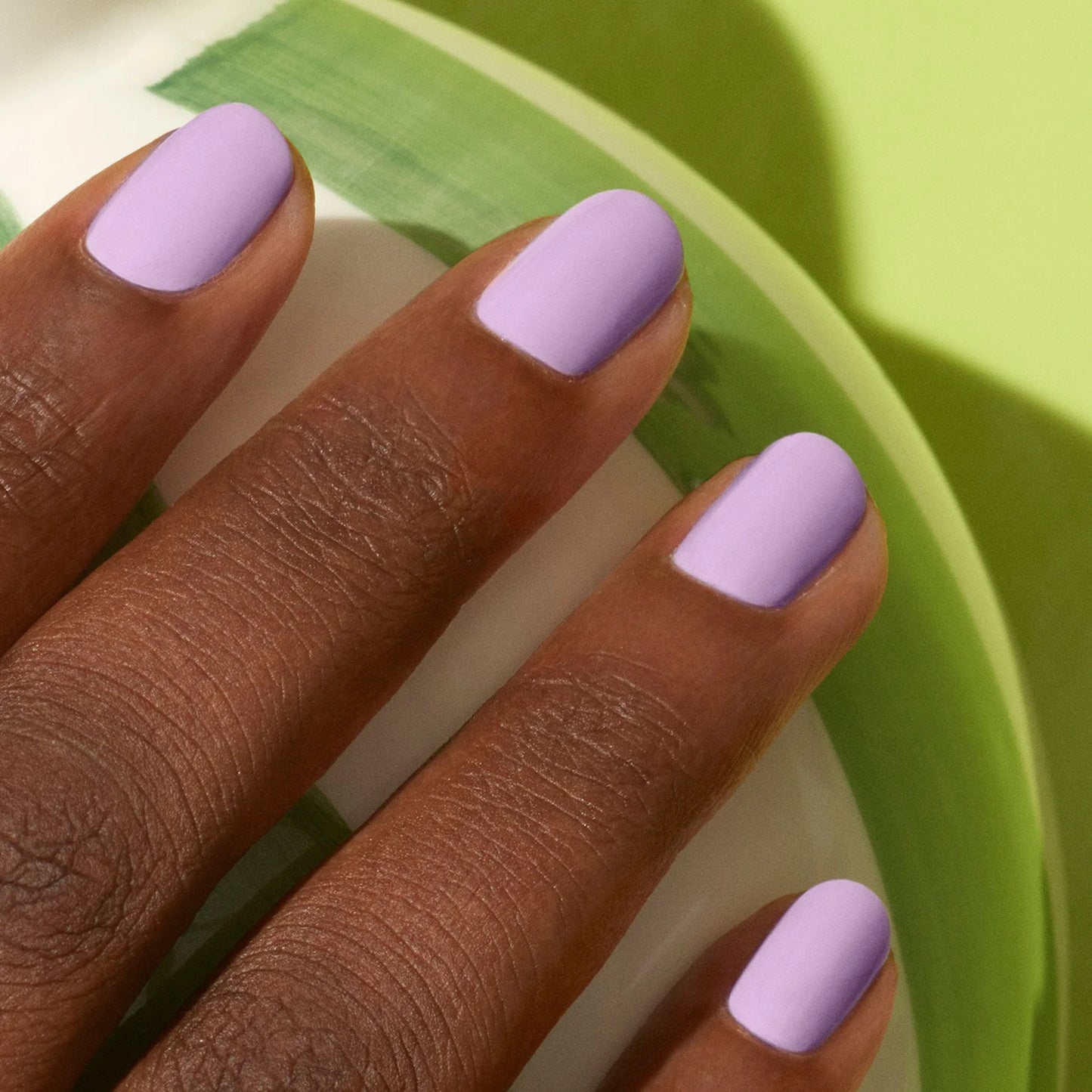 Green Lisa Lilac Nail Polish - MANUCURIST