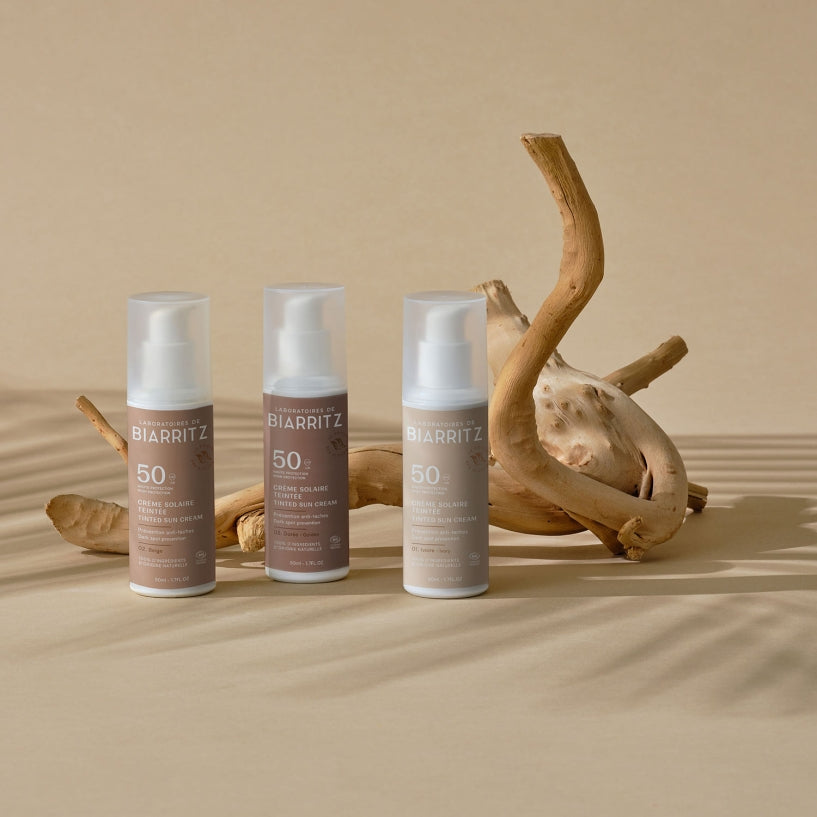 Crème solaire teintée SPF 50 - LE LABORATOIRES DE BIARRITZ