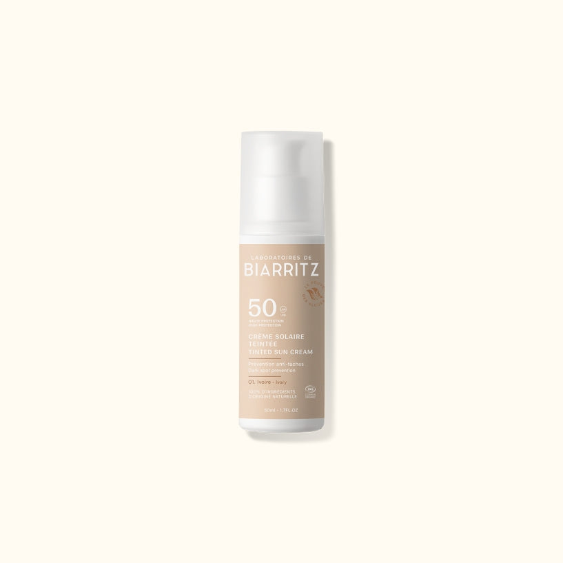 Crème solaire teintée SPF 50 - LE LABORATOIRES DE BIARRITZ
