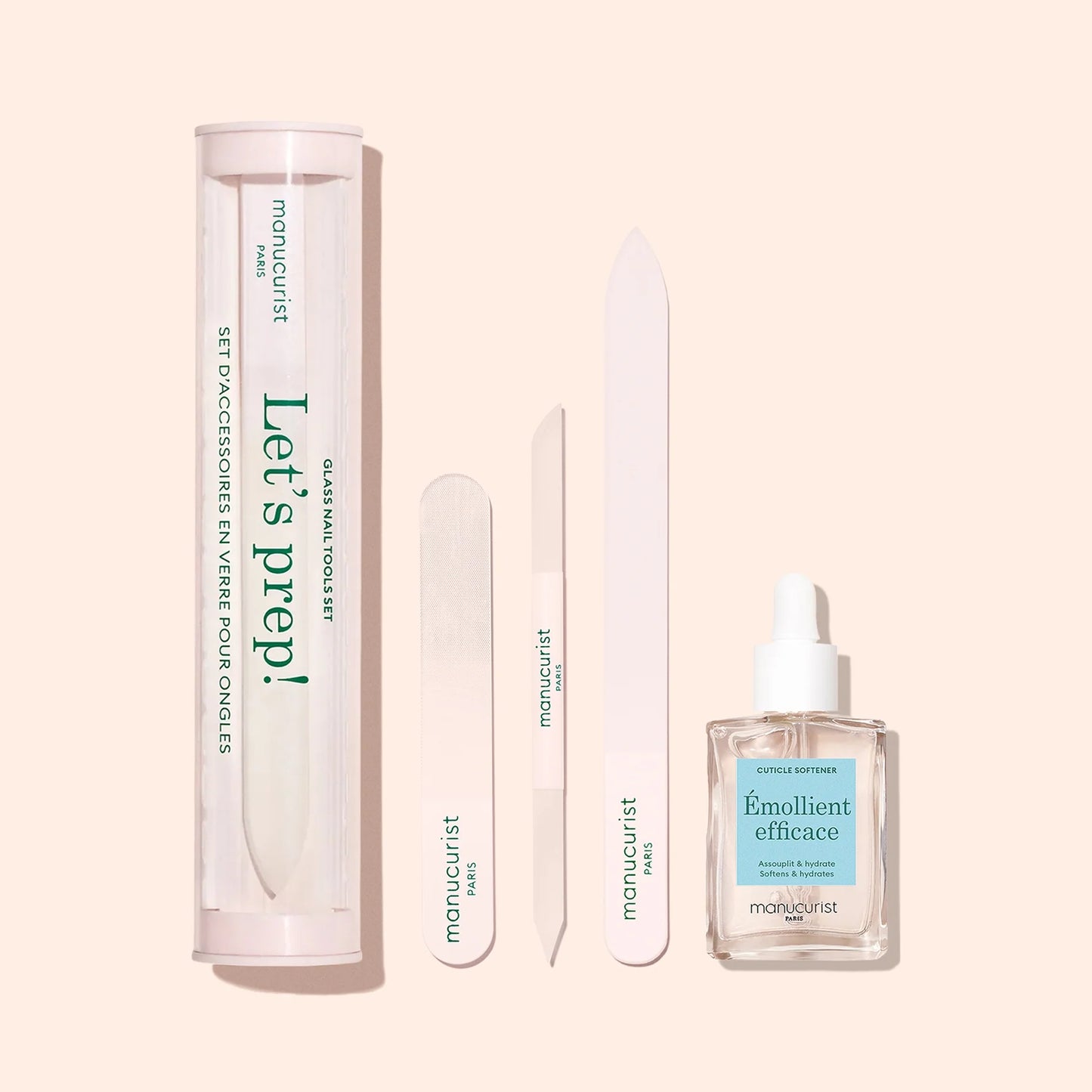 Glass cuticle pusher for nails - MANUCURIST