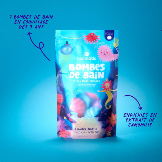 Bombes de bain x7 - NAILMATIC