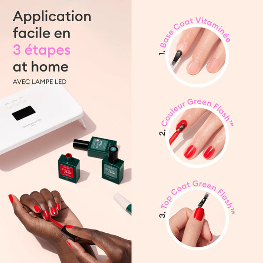 Top coat GREEN FLASH - MANUCURIST