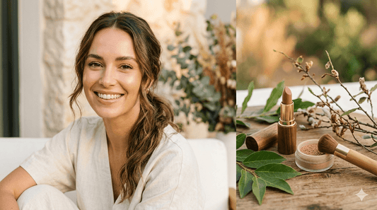 maquillage bio fin de journée résultat - kaki beauté