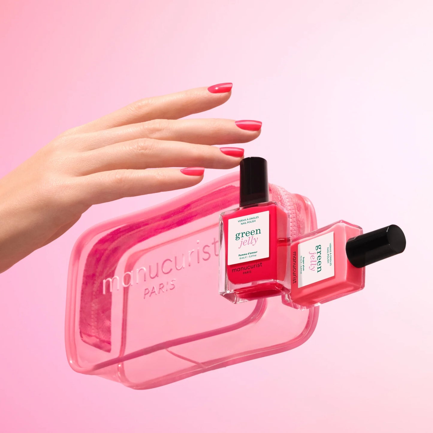 Trousse vernis GREEN - Jelly x2 - MANUCURIST
