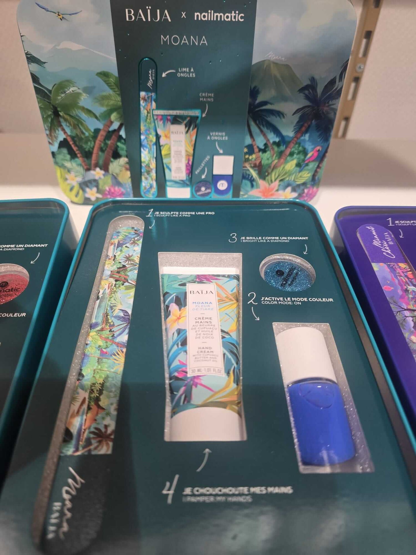 Coffret Moana vernis Bleu  - BAÏJA x NAILMATIC