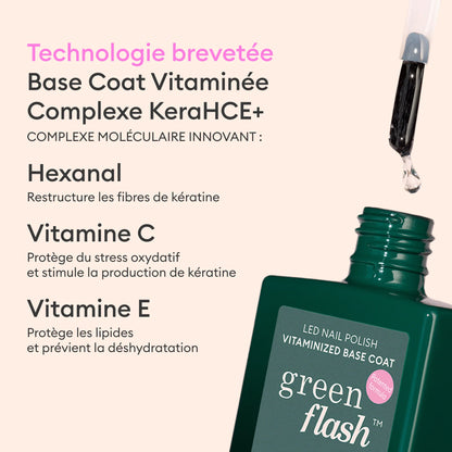 Base coat vitaminé Green Flash - MANUCURIST