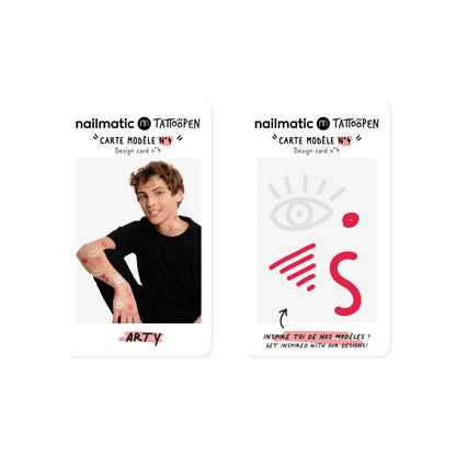 Coffret Arty Feutres tatouage temporaire - NAILMATIC