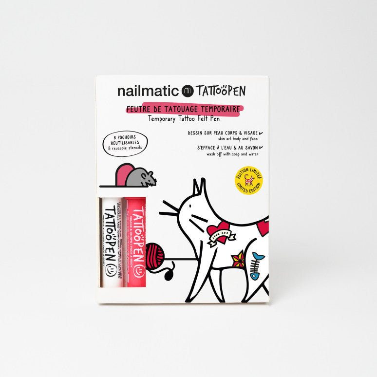 Coffret Animaux Feutres tatouage temporaire - NAILMATIC