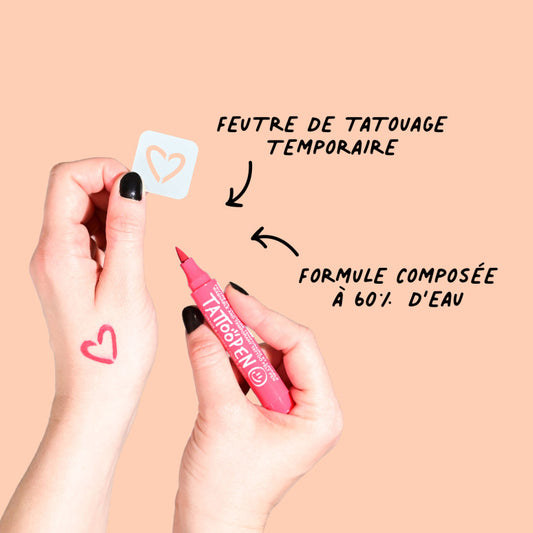 Coffret Animaux Feutres tatouage temporaire - NAILMATIC