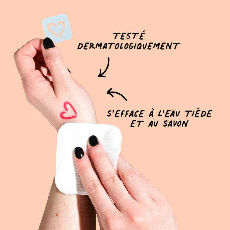 Coffret Animaux Feutres tatouage temporaire - NAILMATIC