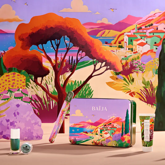 Coffret Jardin Pallanca vernis Vert - BAÏJA x NAILMATIC