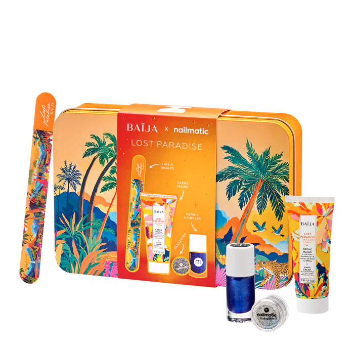Coffret Lost Paradise vernis Bleu  - BAÏJA x NAILMATIC