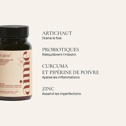 Complément Alimentaire Pure Glow 03 - AIME | KAKI BEAUTÉ