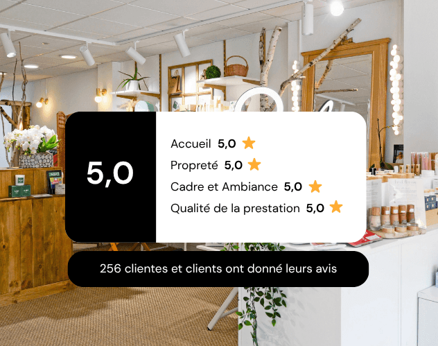 Kaki Beauté Note de 5 étoiles sur Planity