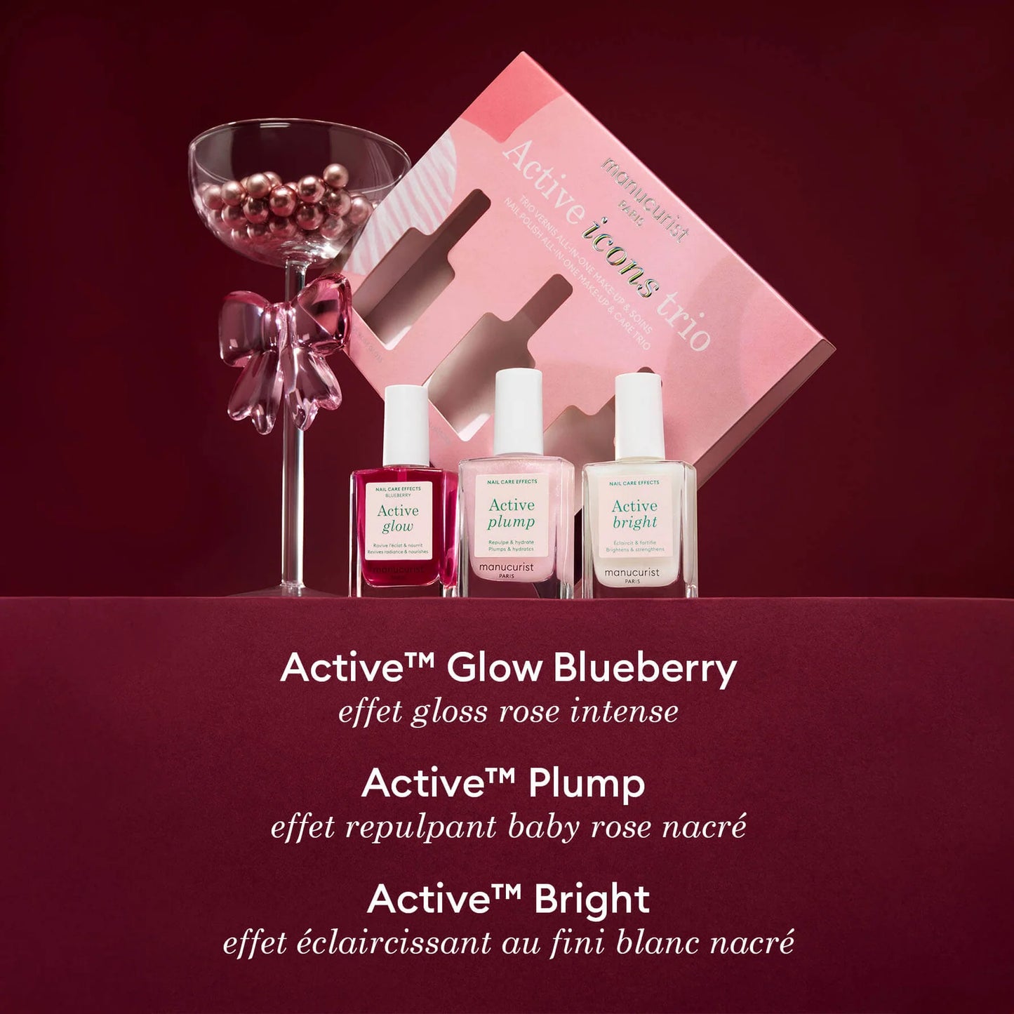 Coffret Active icons trio - MANUCURIST