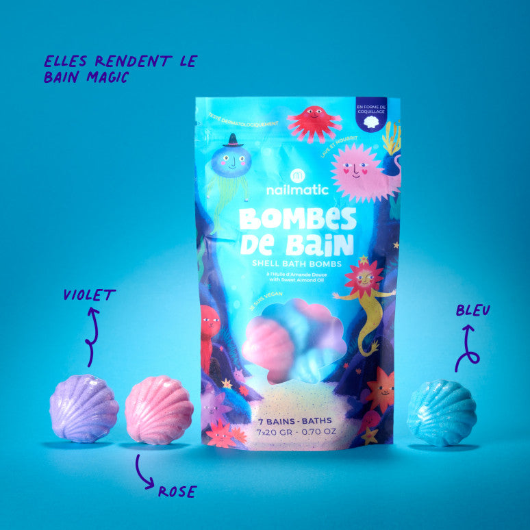 Bombes de bain x7 - NAILMATIC