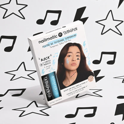 Coffret Rock Feutres tatouage temporaire - NAILMATIC