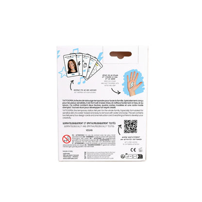 Coffret Rock Feutres tatouage temporaire - NAILMATIC