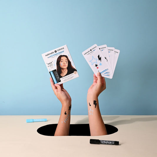 Coffret Rock Feutres tatouage temporaire - NAILMATIC
