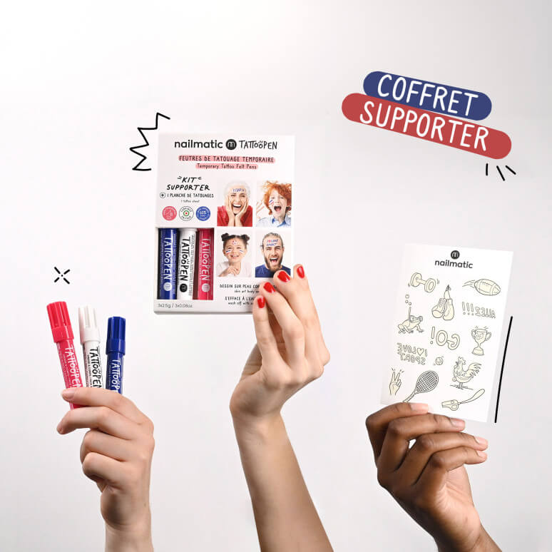 Coffret Kit Supporter x3 feutres  - NAILMATIC