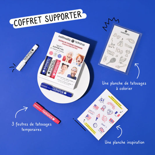 Coffret Kit Supporter x3 feutres  - NAILMATIC