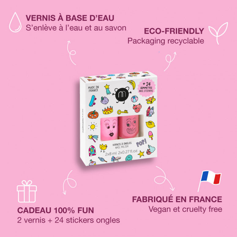 Coffret duo Vernis Dolly Kitty - NAILMATIC