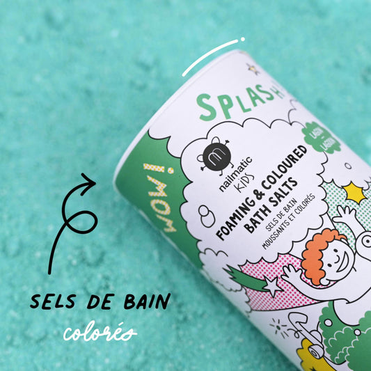 Sels de Bain Colorés Vert Lagon - NAILMATIC