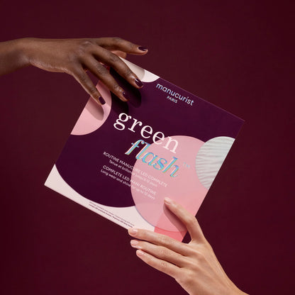 Coffret Noël Green Flash Prune & Pale Rose - MANUCURIST