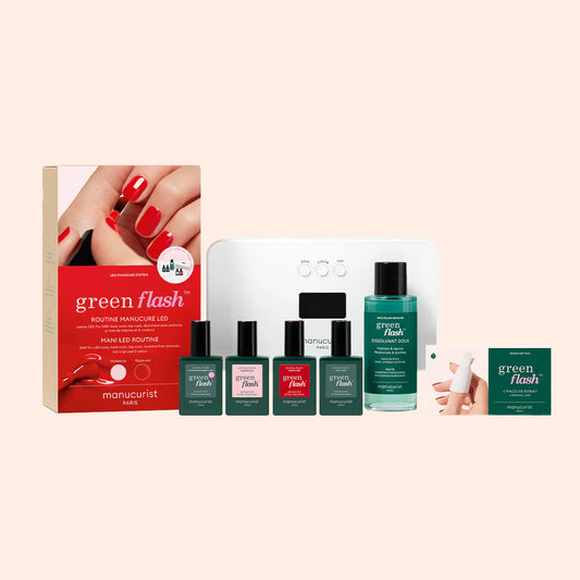 Coffret Green Flash Hortencia & Poppy Red - MANUCURIST