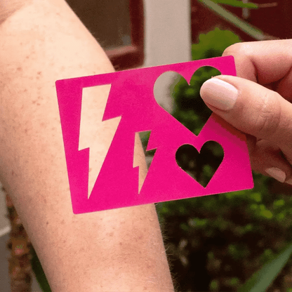 Pochoir Cœur - SI SI LA PAILLETTE